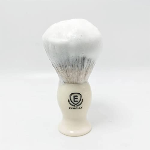 Premium Shaving Brushes For Men By Echolly-No Shedding Bristle Shave Brushes For Men-Smooth Acrylic Handle Legacy Shave Brush-Rich And Fast Lather Shaving Cream Brush Dad Gifts For Fathers Day #TOP6