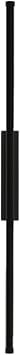 Ultra-Thin Long Tube Wall Lamp, Black Metal Strip Wall Light with Acrylic Lampshade, Modern LED Wall Sconce - 3 Color Modes, Bedside Lighting Wall Lamps, Linear Design Wall Lights