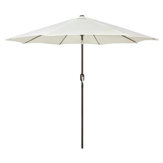 Best value market umbrella Blissun Outdoor Patio Umbrella - Creamy White