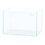 LYPHARD AQUARIUMS 25 Gallon Rimless Aquarium, Ultra White Clear Glass Low Iron Aquarium Tank, Rectangular Large Fish Tank L23.6 xW15.8 xH15.8 Thickness 8mm with EVA Foam Mat Included