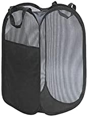 Folding Laundry Basket 75L Large Washing Basket Collapsible, Folding Baskets Washing Portable Collapsible Laundry Baskets for Bedroom and Bathroom,Foldable Cleaning Basket black laundry basket