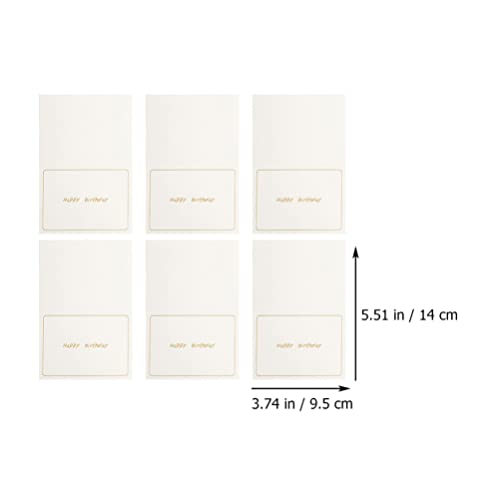 cabilock 30 pçs cartões de felicitações escritas à mão cartões de agradecimento cartões de papel car