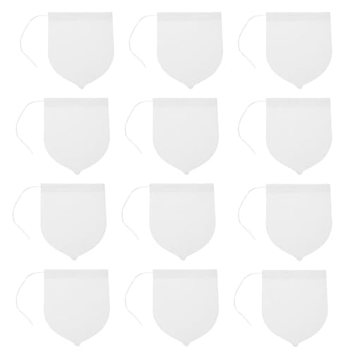 HIAKDOFT 100個 使い捨て茶包袋 食品グレード無漂白フィルター袋 水滴形状 軽量コンパクト 茶葉 コーヒー スパイス用 多用途インフューザーバ