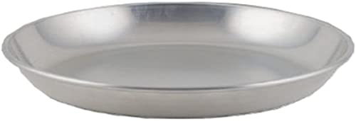 Winco Asft-16, 160-Ounce Brushed Aluminum Round Serving Seafood Platter Tray cover