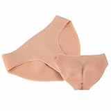 CRODRES Realista Sissy Bragas de Silicona Transgénero Vagina Panty Hombres Ocultar Gaff Tanga Falso Pussy Boxer Briefs...