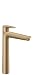 Produktbild hansgrohe Talis E - Waschtischarmatur mit Zugstangen-Ablauf, Wasserhahn Bad mit Auslauf Höhe 234 mm, Mischbatterie Waschbecken wassersparend (EcoSmart), Brushed Bronze, 71716140