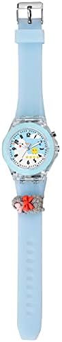 SWADESI STUFF Cute Cartoon Multi Color Lights Rubber Strap Kid Analog Watch For Girls (Sheep), Multi-Color Dial, Multi-Color Band