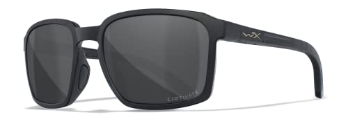 Image of Wiley X WX Alfa Captivate Polarized Sunglasses, Safety Glasses for Men and Women, UV Eye Protection