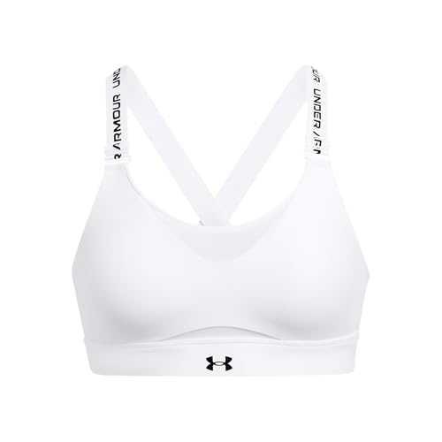 Under Armour Womens Infinity High Impact Sports Bra, (100) White