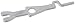 Leviton 55500-PRT Key for Locking Switches - Fork Type (Pkg of 10)