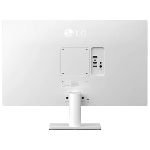 Image of LG 27 inch 4K UHD (3840x2160) IPS Monitor, 60Hz, Dynamic Action Sync, Black Stabilizer, HDR10, Reader Mode and Flicker Safe, Anti-Glare, OnScreen Control, HDMI & DisplayPort, Tilt Adjustable, White