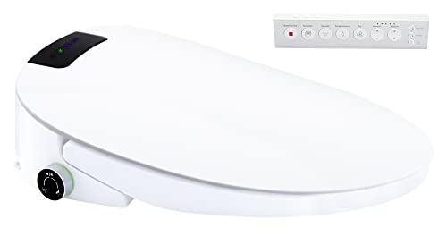 Smart Toilet Seat, Automatic Flip/2 Cleaning Modes/Automatic Drying/Warm Water Cleaning/Heated Cushion/Equipped with Remote Control. (Elongated) Smart Toilet Seat, Automatic Flip/2 Cleaning Modes/Automatic Drying/Warm Water Cleaning/Heated Cushion/Equipped with Remote Control. (Elongated)