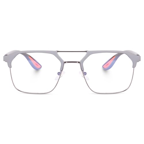 Poshh Eyewear UV Protected Zero Power Gray Sunglasses Grey - Image 4