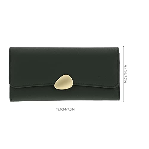 Fashionable Long Wallet for Women RFID-Blocking Lady Purse Coin Pocket Money Storage and Card Slots for Travel and Everyday Use3