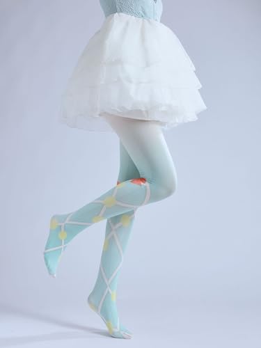 Image of Sahabowi Women's Sheer Tights, Digital Print Designs Stockings