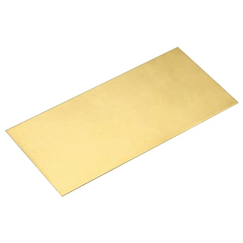uxcell Brass Sheet, 1Pcs 4