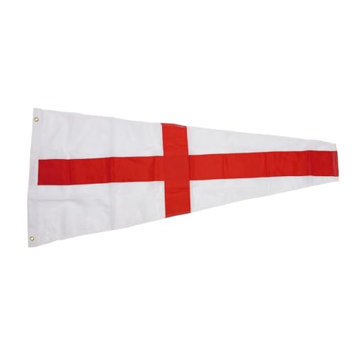 Flag and Banner International Signal Flag - Nautical Flag | Double Stitched, Durable Hardware | Made in USA - No. 0 8 International Code Signal Nylon Pennant with Grommets