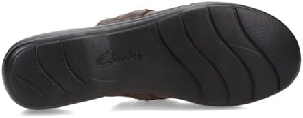 Clarks Women's Leisa Clover Clog, Dark Brown Leather, 90 N US | Image 6