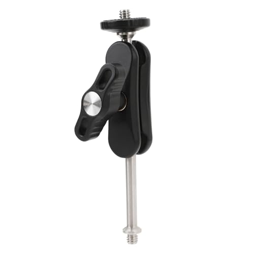 Image of Articulating Arm with Dual Head, /4in Screw Hole, Camera Mount Compatible Monitors LED Video Lights Microphone Support Equipment for Studio Vlogging Photography Setup