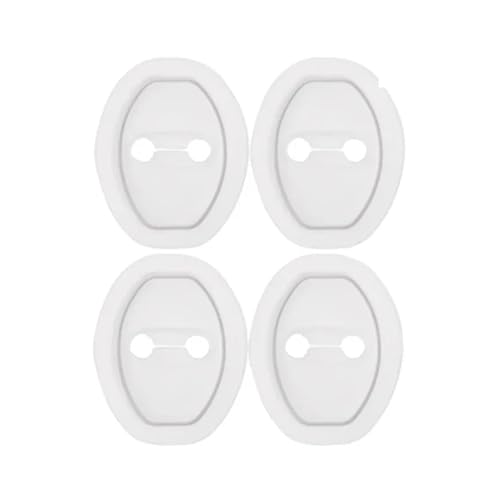 Protection de verrouillage voiture et coussinet silicone antichoc amortisseur blanc