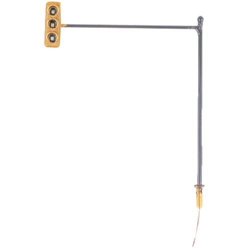 VILLCASE Model Train Traffic Light Railroad Mini Signal Light Micro Landscape Light Architectural Model for DIY Sand Table Dollhouse Decoration