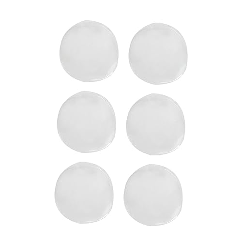 Parliky Drum Dampening Gels 6 Pcs Silicone Mute Stickers for Snare Drum Tone Control Reusable and Easy to Clean