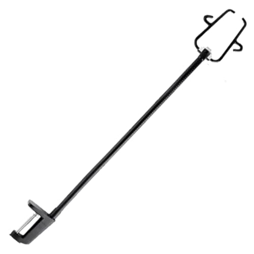 Support sèche-cheveux noir avec clip ajustable robuste pour animaux
