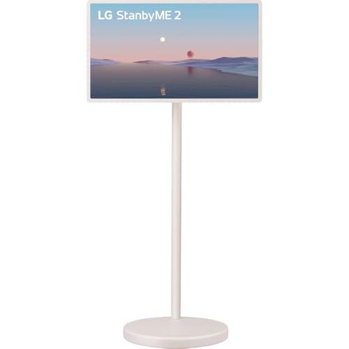 Image of LG StanbyME 2 27 inch Portable Smart Touch Screen with 4hr Battery (27LX6TYGA) Bundle with Elite Suite 18, 2X HDMI Cable and Deco Gear CPS Exclusive 26 Month Protection Pack (BEACH-CPS-26M1000)
