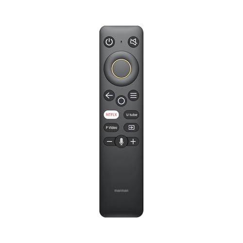 Image of marman Compatible Realme TV Remote Control Original Bluetooth and Voice Enabled with Netflix YouTube and Prime Video Hotkeys for Andriod Smart HD 4k LED Television - Pairing Must !