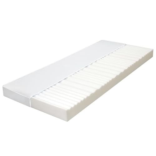 ShGaxin Colchón 7 Zonas Espuma de PU 10 cm H2 H3, Colchones para Cama, 180x200 cm