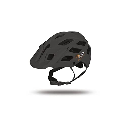  MFI Explorer - Casco Bici Bluetooth Ideale per Mountanbike (Black, Large)