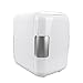 YINGGEXU mini lodówka 4L 12 V / 220V Elektryczna Przenośna Mini Lodówka Lodówka Cooler Zamrażarka Car Home (Biały #) (Color Name : White)