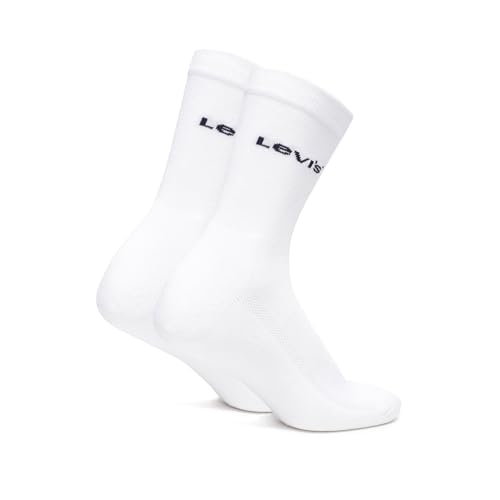 Image of Levi's Men's Cotton Stretch Crew Length Half Terry Socks with Cushioned Sole (Pack of 3)