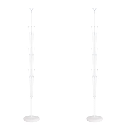 Image of Balloon Column Stand Kit Set of 2 - Balloon Stand with Base, and Pole,Balloon Tower Backdrop Decoration for Wedding, Baby Shower, Birthday Party, or Bachelorette Parties