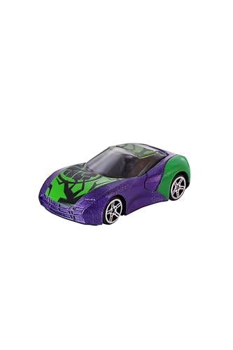Image of Marvel Go Collection | Knight Speed | Hulk | 1:64 Diecast Toy Car | Ages 3 and Up | Collect Them All, Green