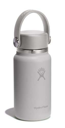 Image of Hydro Flask Micro Bottle - Insulated Mini Leak Proof Flask for Purse or Pocket in 6.7 Oz Birch Gray