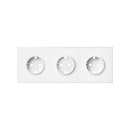Prise de courant Type F Simon 10020302-230 Blanc encastrable pour installation electrique