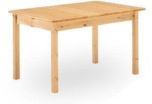 Table en pin Massif 130x80 -Brut