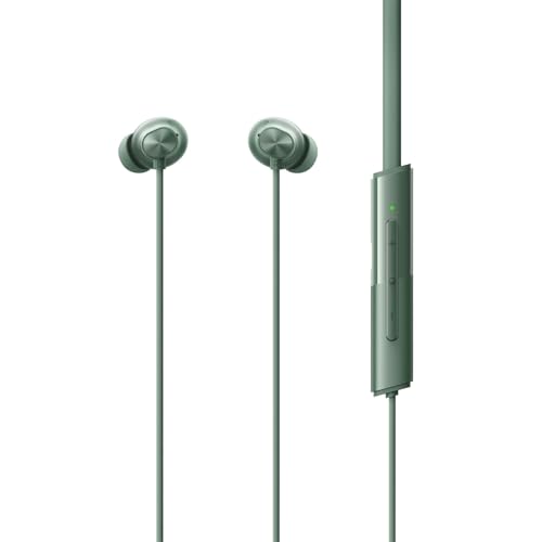 Image of Buds Wireless 3 Neo Compatible with Realme Bluetooth Neckband, 13.4mm Dynamic Bass Driver, 32H Playback, Fast Charge, AI ENC, 45ms Low Latency, IP59 (Green) (AS-B65