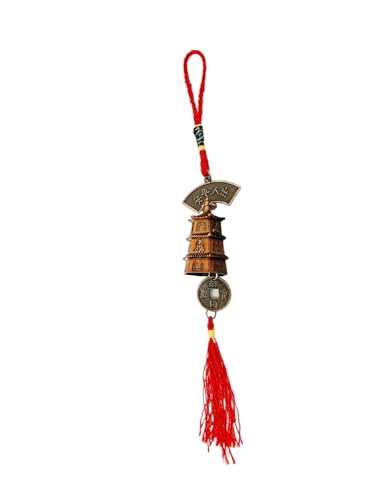 Image of numeroastro Tibetan Hanging Bell | Wind Chime for Homes, Offices, Cars for Positive Flow of Chee Energy (1 Pc)