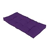 Wasserdichte Outdoor-Bankkissen, rutschfestes Gartenmöbel-Sitzkissen, Indoor-Stuhlkissen, Lila 170 x 50 x 8 cm, perfekt für Terrasse und Deck