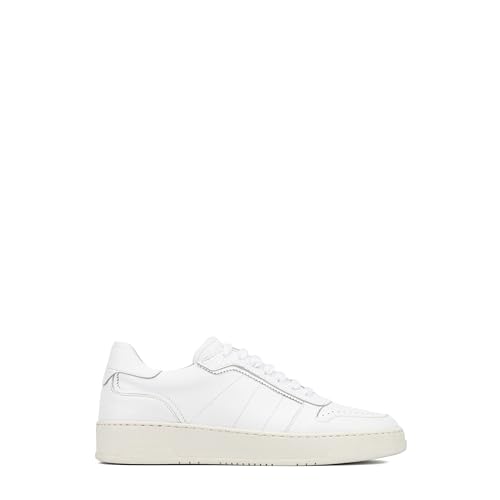 Aquatalia Men's Cristo Sneakers Made in Italy, 70% Leather and 30% Tumbled Leather, Leather Lining, Round Toe, Rubber Outsole.2