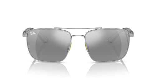 Image of Ray-Ban womens Rb3715m Scuderia Ferrari Collection Square Sunglasses