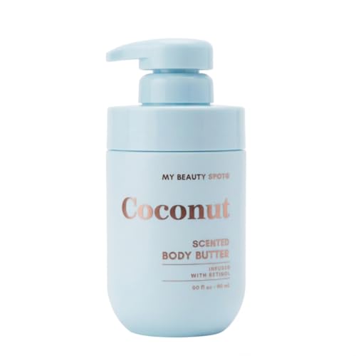 My Beauty Spot Scented Body Lotion for Women - Coconut Scented Body Butter, Natural Lotion for Women...