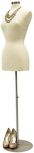 Image of Loop Group Female Mannequin - Female Mannequin with Metal Base Plate Premium Store Display Dummy Model Hanger Dress Kurti Display Stand
