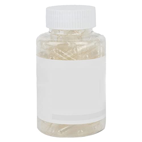 GGOOD Cápsulas vacías cápsulas Veganas vacías cápsulas expresan cápsulas de Pastillas vacías vegetarianas cápsulas de píldoras de Verduras Caps vacíos 100pcs Cover