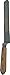 Caulk Finishing Spatula, 4 in Straight