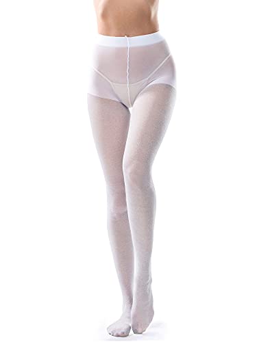 Image of Shimmer Glitter Tights for Women Metallic Sparkle Tights Shiny Pantyhose