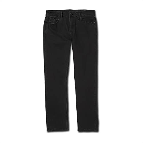 Image of Volcom Men's Solver Stretch Denim Jeans-Modern Fit Pant