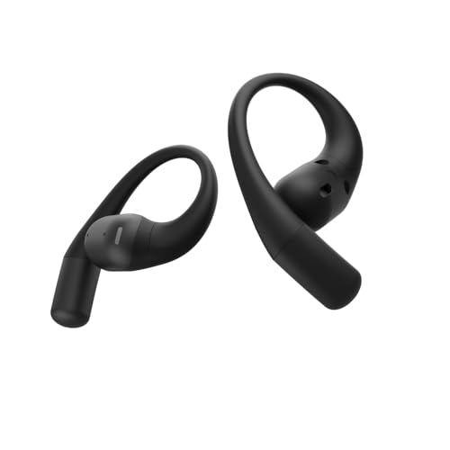 Image of NG Earsafe x WeHear SafeBuds Open Ear OWS Earbuds | AI Translation 100+ Languages | Live Transcription | 30H Battery | 15mm Driver | Dual Pairing| IPx4 | Touch Controls | HD Calls | Black
